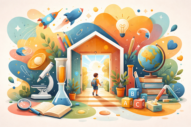 Jelajahi Ruang di Rumah Pendidikan